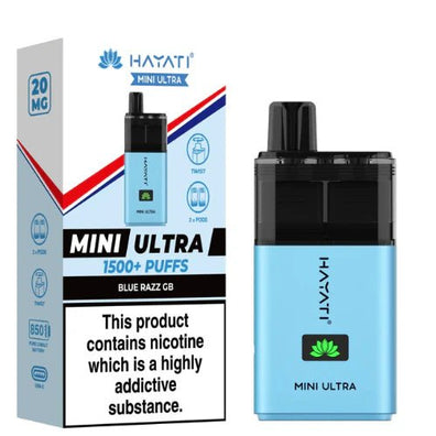 Hayati Mini Ultra 1500 Disposable Vape Device 20MG Box of 5 - #Vapewholesalesupplier#